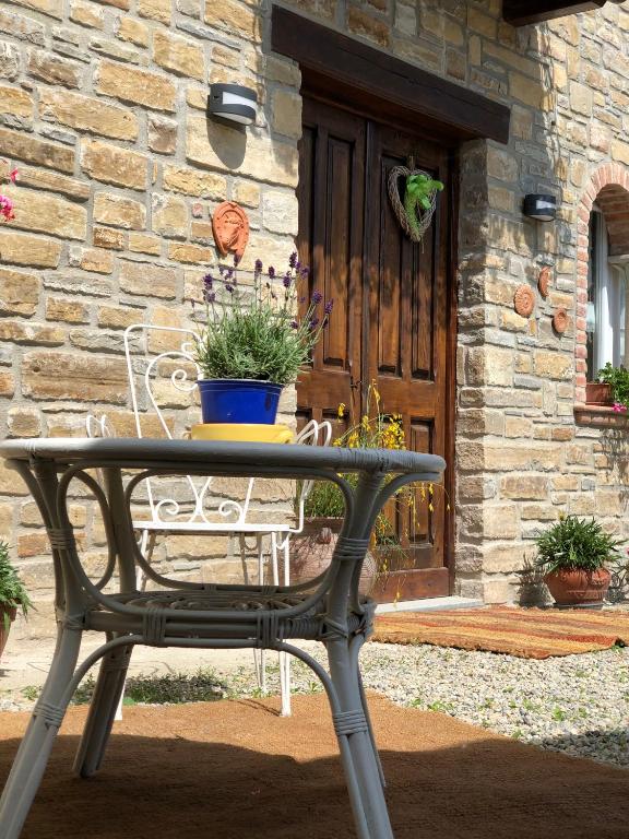 Patio alebo iná vonkajšia časť ubytovania Casa Tarò