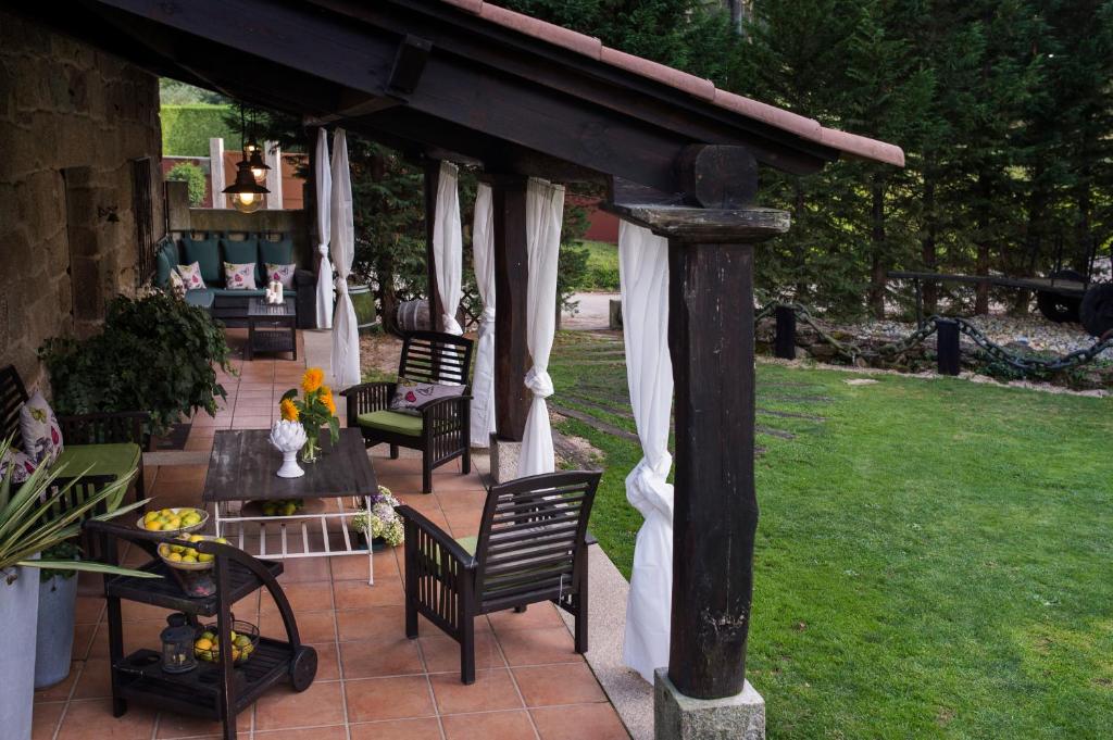 Zahrada ubytování Casa da Muiñeira