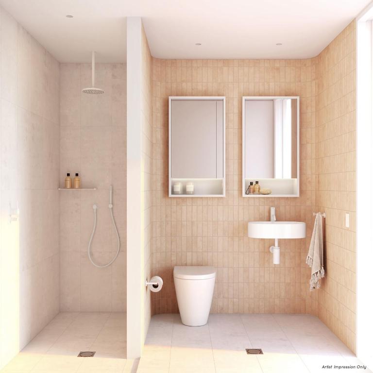 Koupelna v ubytování Hotel Ravesis