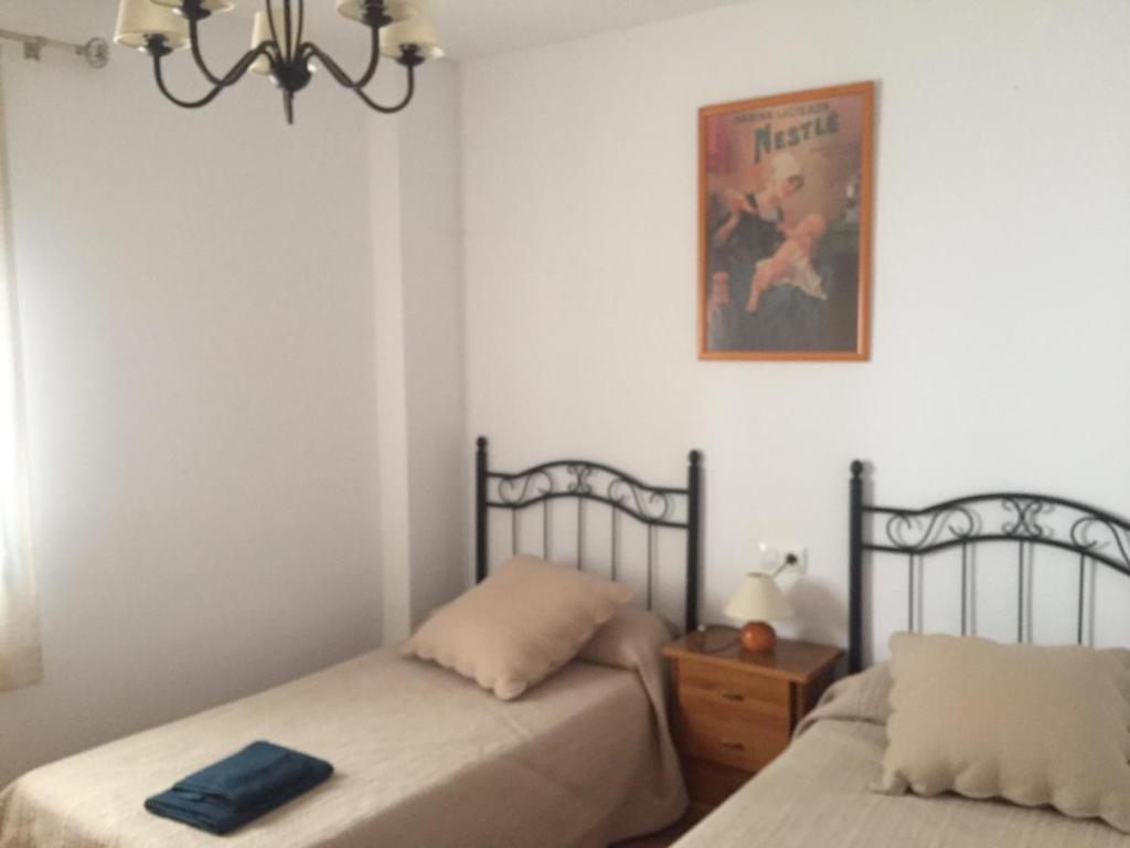 Postel nebo postele na pokoji v ubytování Vivienda Rural Casablanca - Wifi