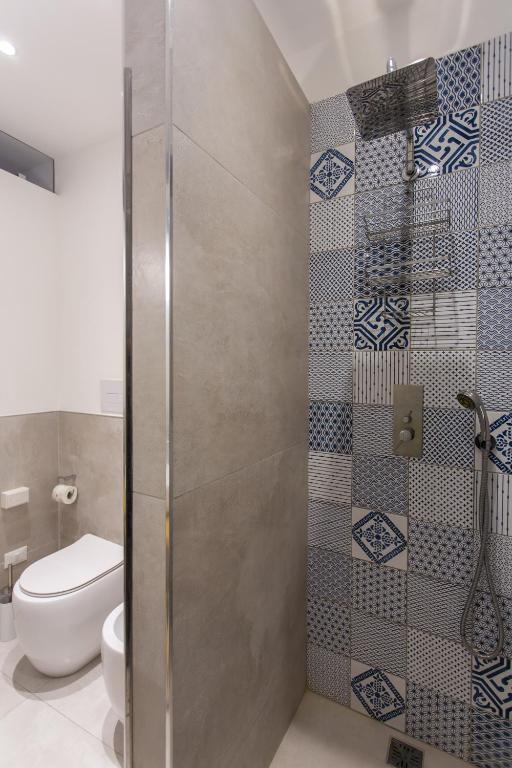 Koupelna v ubytování Canceddi Rooms