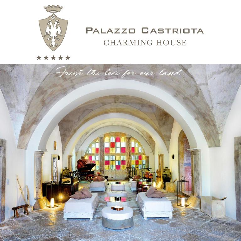 Posezení v ubytování Palazzo Castriota