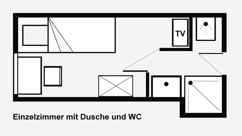 Plano de Arcade Hotel & Hostel Hamburg