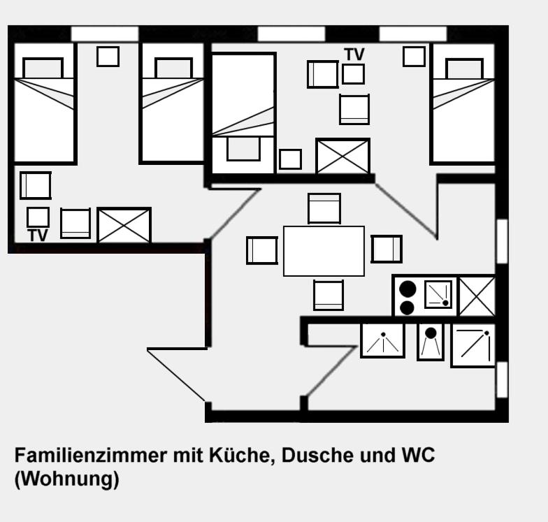 Arcade Hotel & Hostel Hamburg - Resim 10
