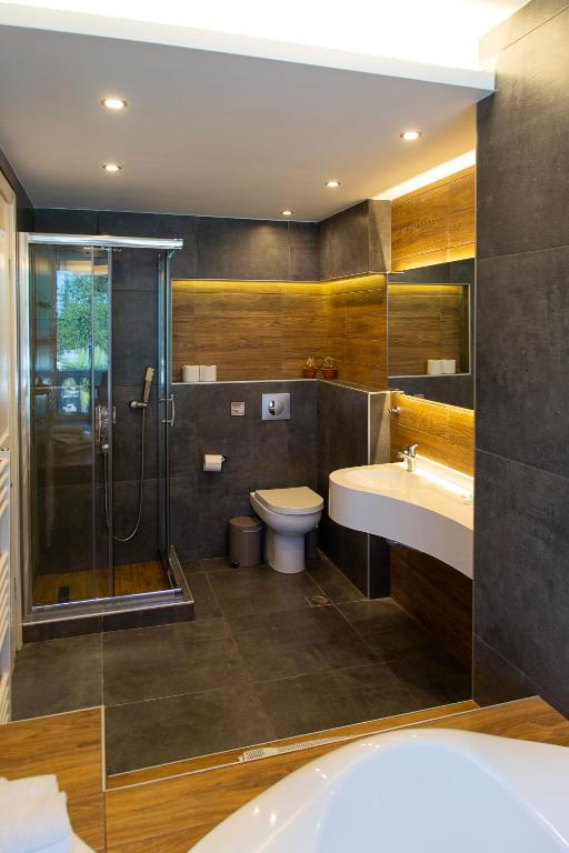 Koupelna v ubytování Anais Hotel