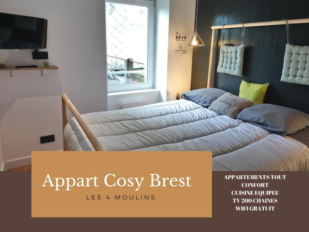Appart Cosy Brest (Les 4 moulins) - Apartamento De Um Quarto