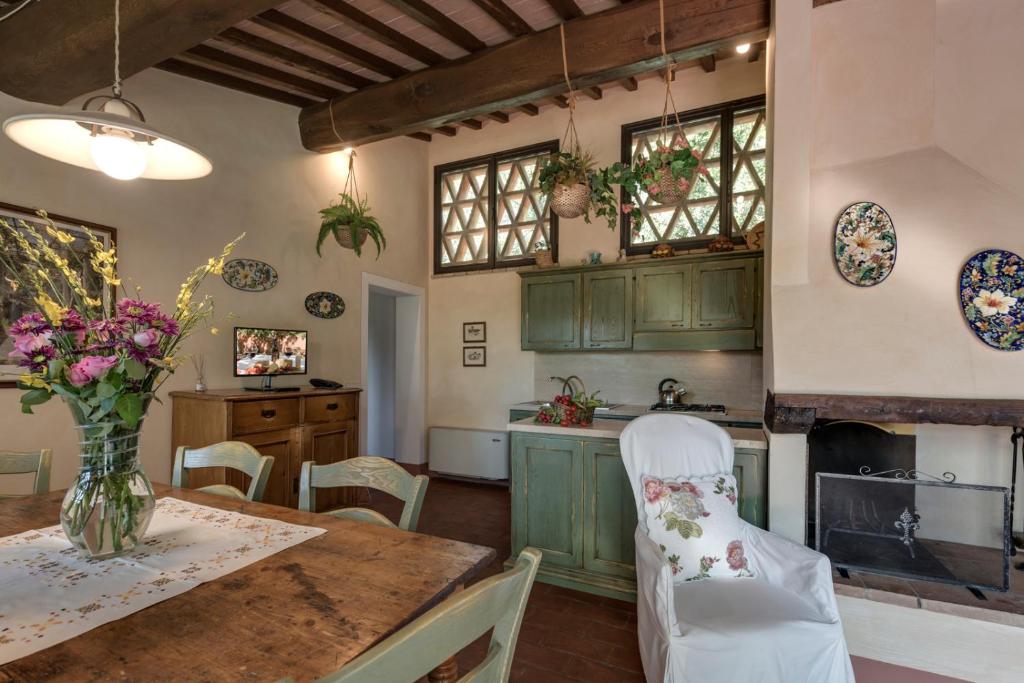 Kuchyň nebo kuchyňský kout v ubytování Il Borghetto Tuscan Holidays