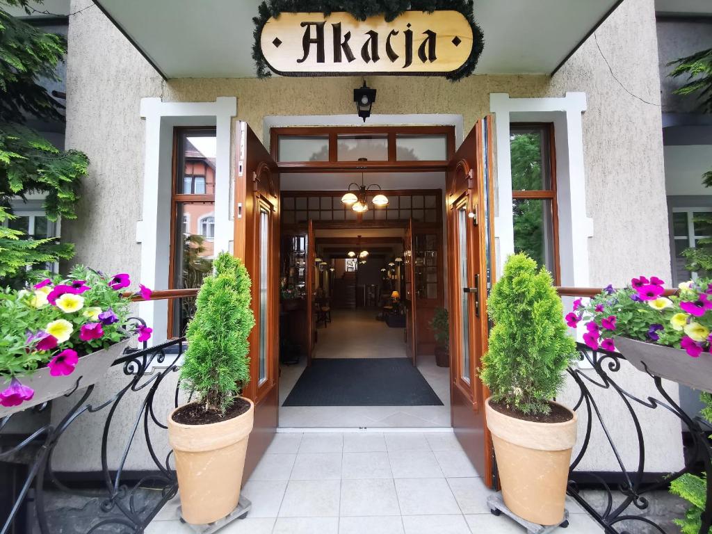 Exteriér nebo vchod ubytování Pensjonat Akacja
