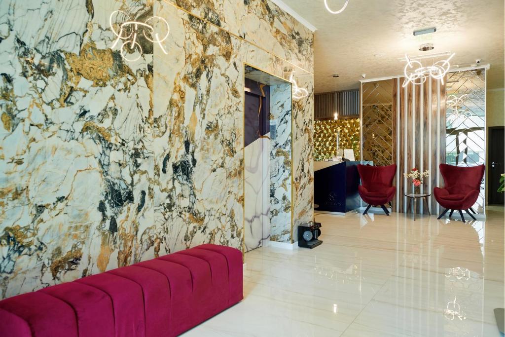 Posezení v ubytování Stavros Hotel