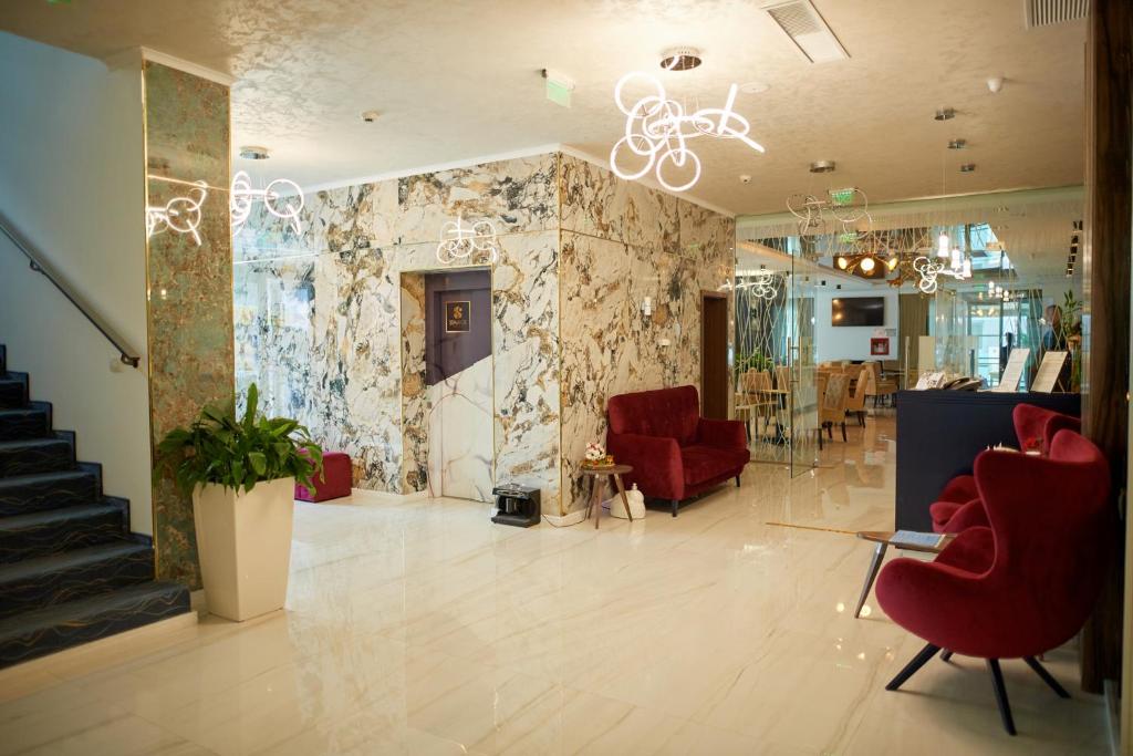Posezení v ubytování Stavros Hotel