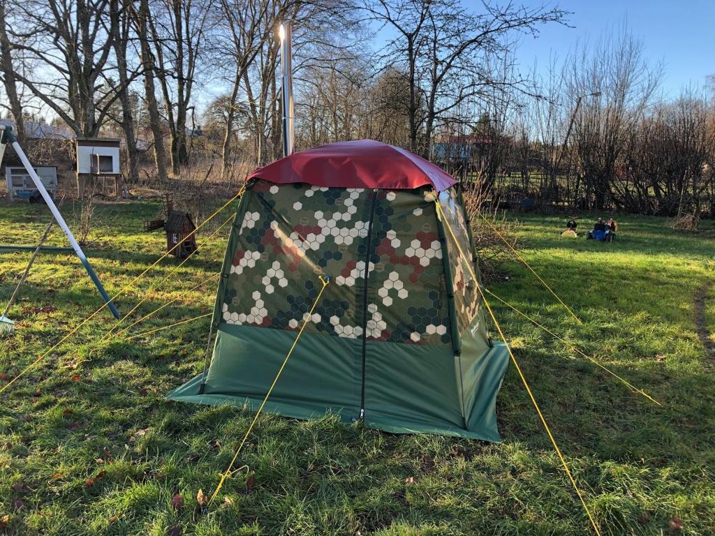 Zahrada ubytování Mysig husvagn