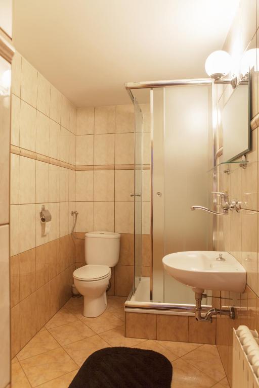 Kúpeľňa v ubytovaní Hawrań Bukowina