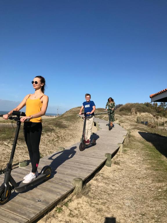 Au cœur de la station et de la plage