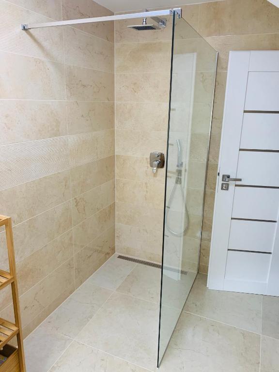 A bathroom at Apartmán Paseky