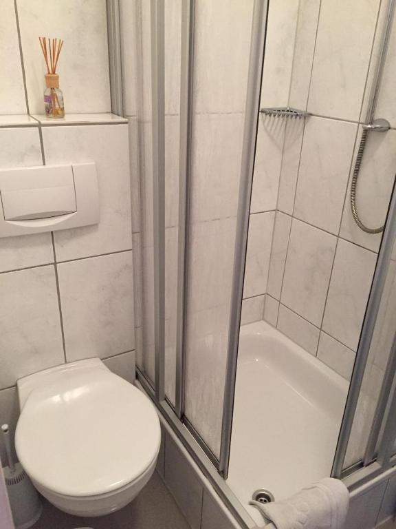 Koupelna v ubytování Gästezimmer Elly Dostert