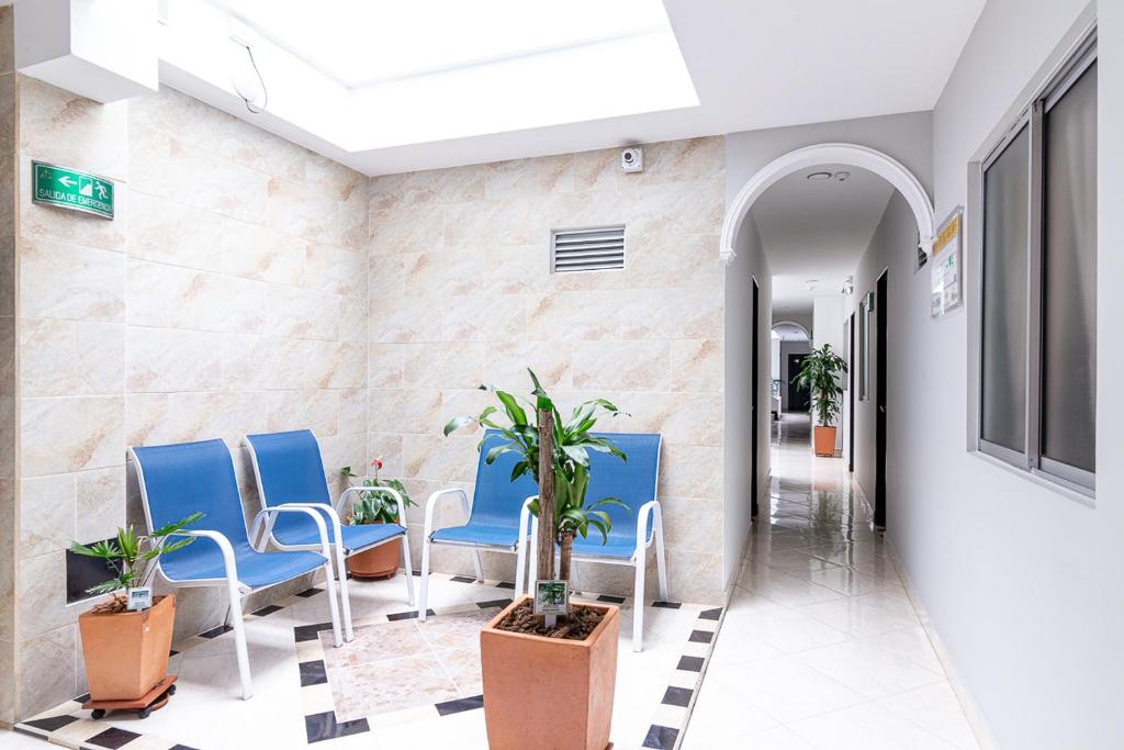 Posezení v ubytování Hotel El Deportista