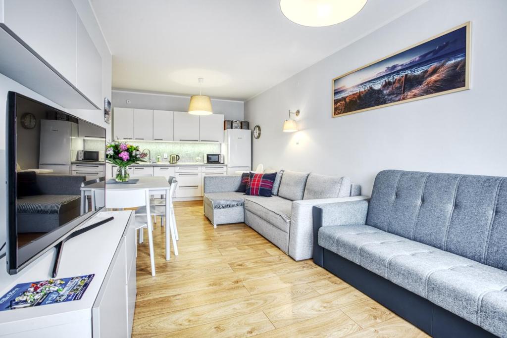 Kuchyňa alebo kuchynka v ubytovaní Apartament Albatros