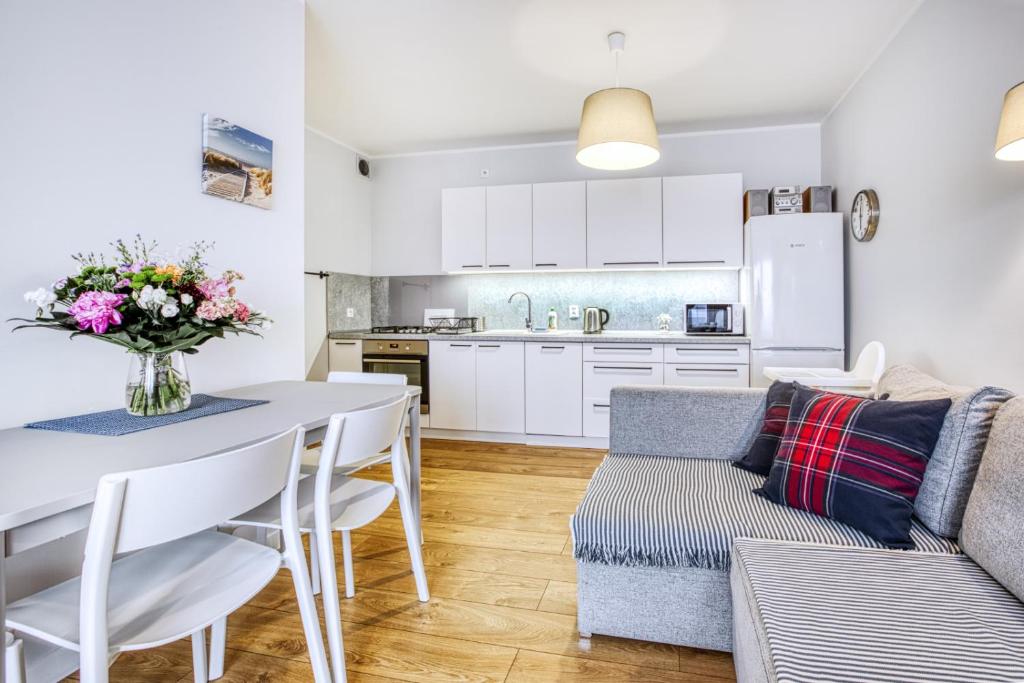 Kuchyňa alebo kuchynka v ubytovaní Apartament Albatros