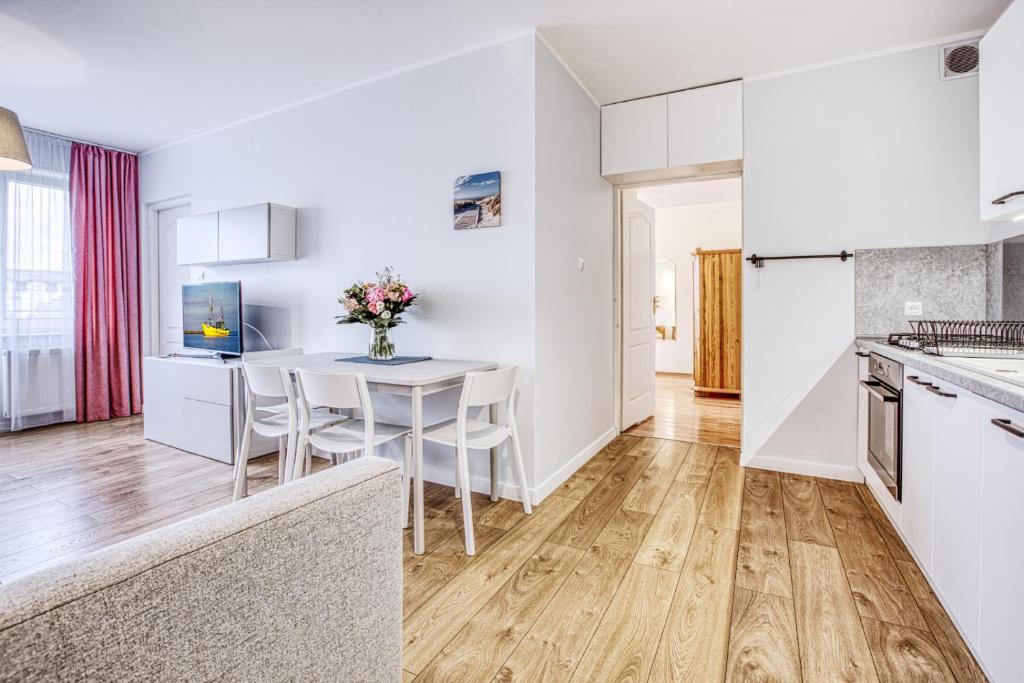 Kuchyňa alebo kuchynka v ubytovaní Apartament Albatros