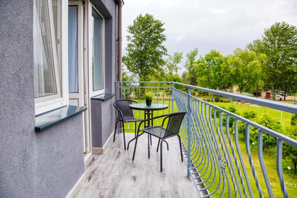 Balkón alebo terasa v ubytovaní Apartament Albatros