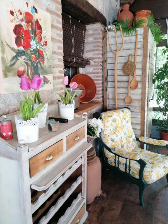A seating area at Hotel Rural El Marquesito Antigua Casa Carmela