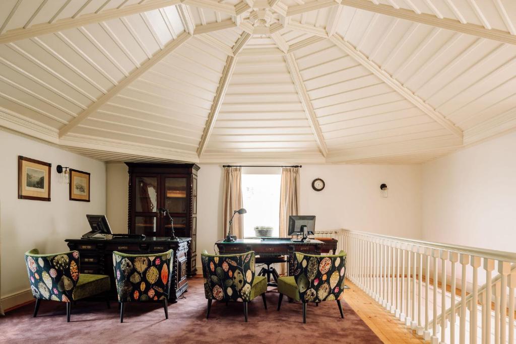 Uma área de estar em Quinta Nova Winery House - Relais & Châteaux