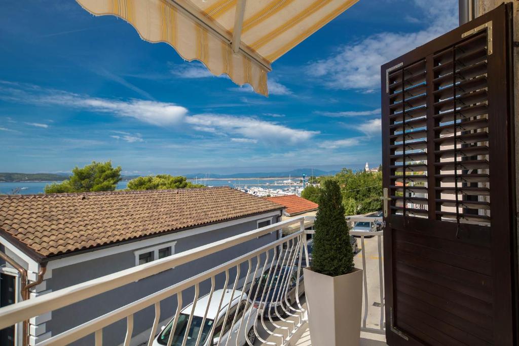 Balkón alebo terasa v ubytovaní Apartmani Marion Crikvenica