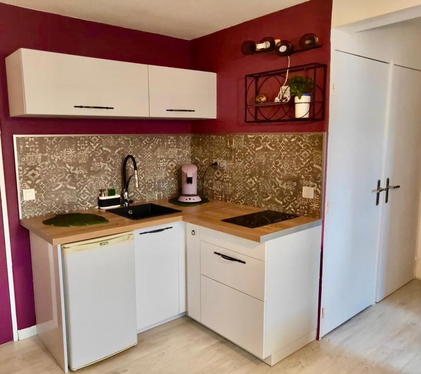 La Perle Marine, Cosy et rénové, 200 m de la plage, 1 chambre, parking et Wifi - One-Bedroom Apartment