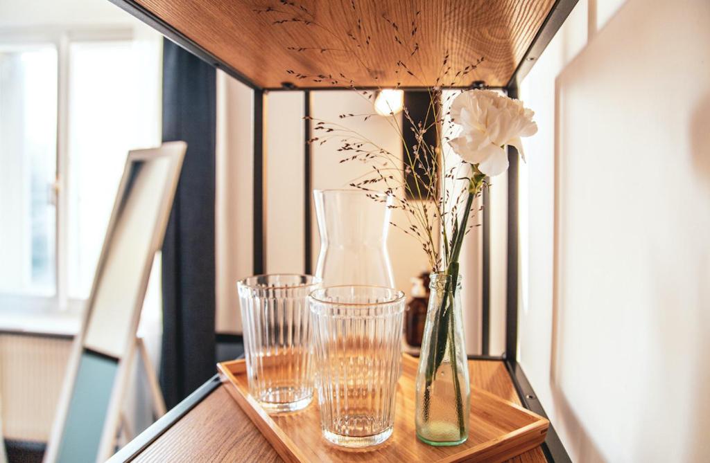 Getränke in der Unterkunft Pop Up Hotel Krone Zürich