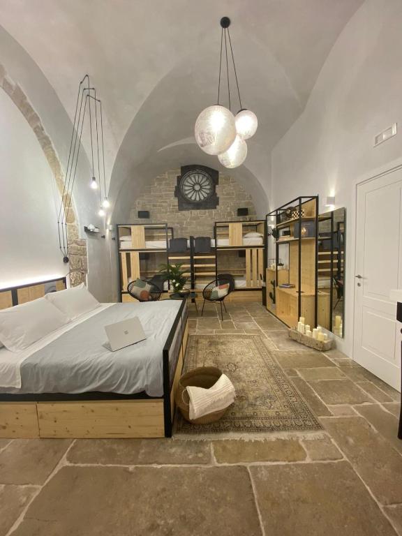 Postel nebo postele na pokoji v ubytování BORGOBELTRANI