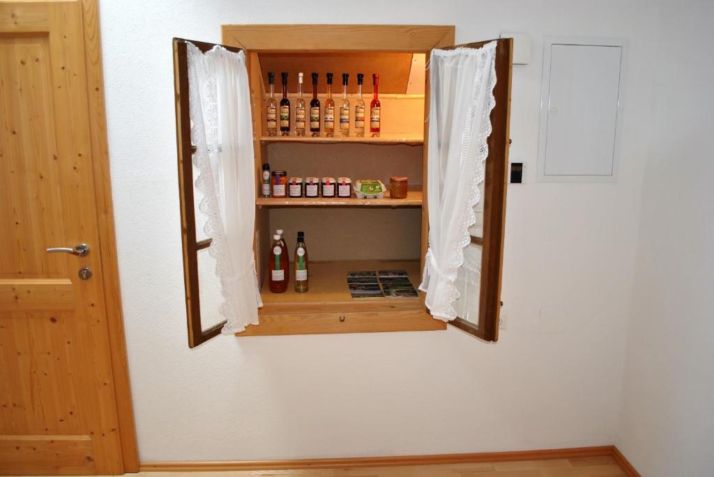 Nápoje v ubytování Ferienwohnung Leitner