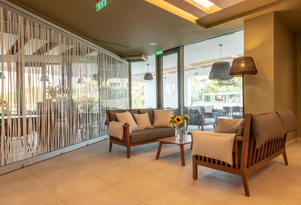 Posezení v ubytování Hapimag Resort Porto Heli
