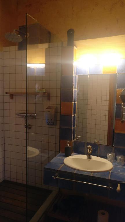 Kúpeľňa v ubytovaní Masia Can Bachs
