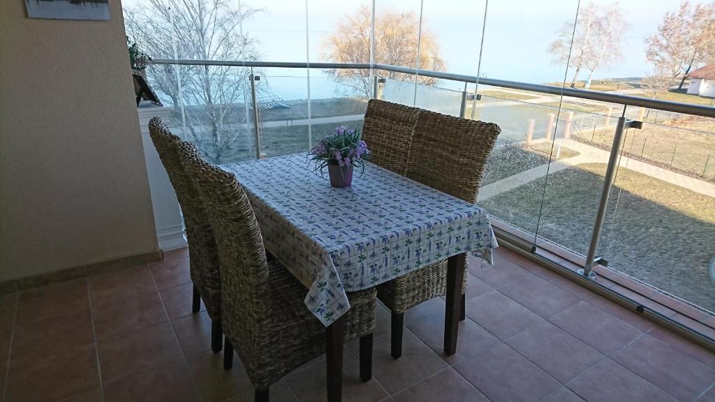 Balkón nebo terasa v ubytování Galerius Golden Beach Apartment