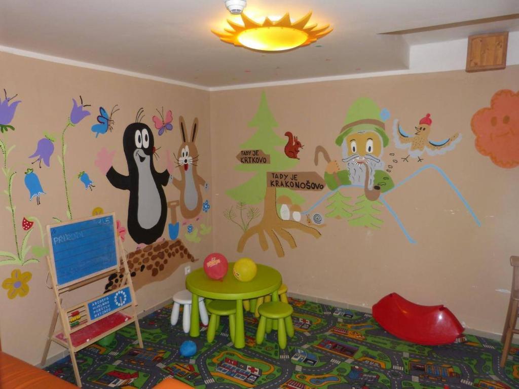 Dětský klub v ubytování Cihlářka v Krkonoších - Apartmán 206