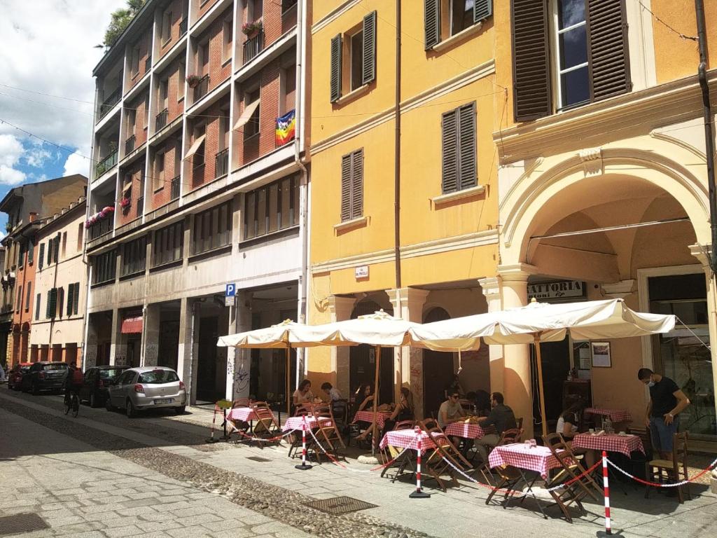 Budynek, w którym mieści się apartament