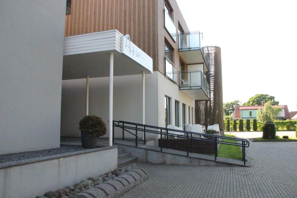 Budova, kde se aparthotel nachází