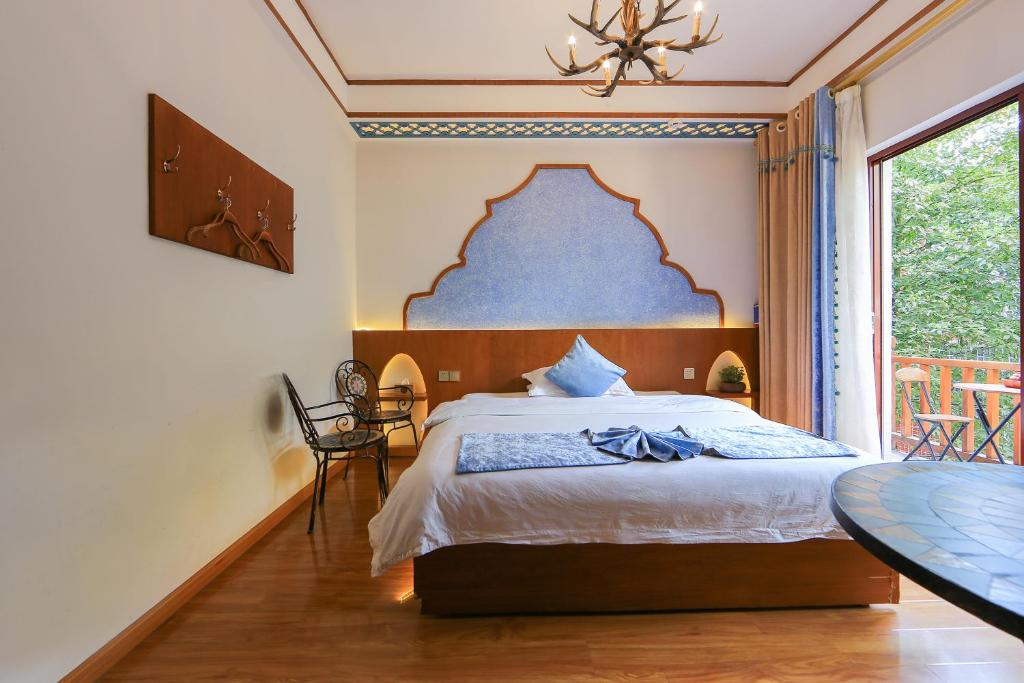 Ένα ή περισσότερα κρεβάτια σε δωμάτιο στο Edinburgh Hostel