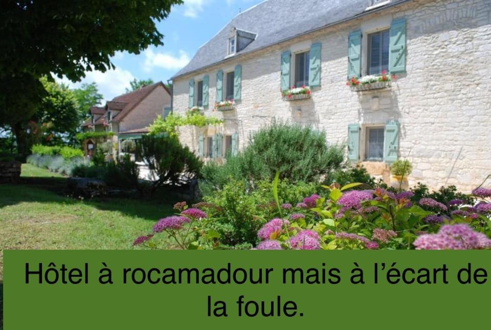 Zahrada ubytování Hôtel Le Troubadour à Rocamadour