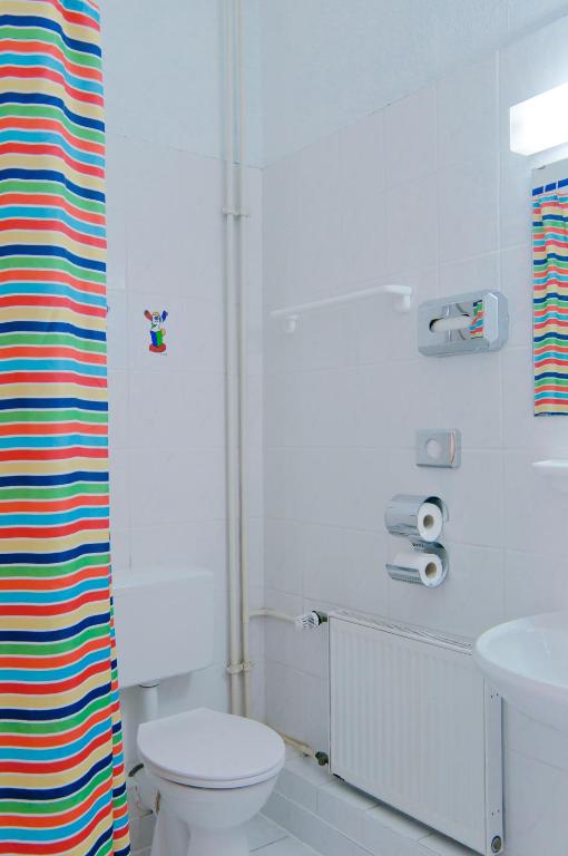 Koupelna v ubytování Happy Hotel Berlin