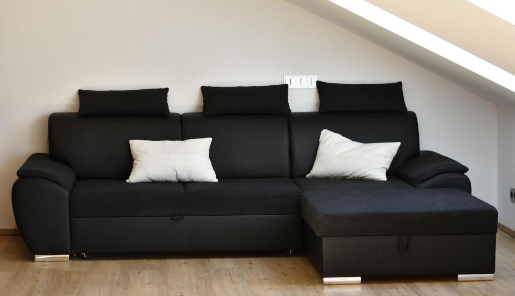 Istumisnurk majutusasutuses Apartmány Tadeáš