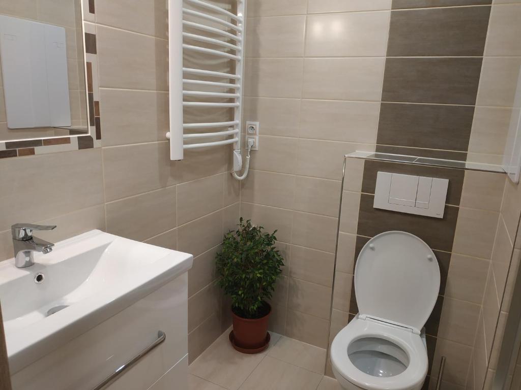 Łazienka w obiekcie Apartmán Tereza