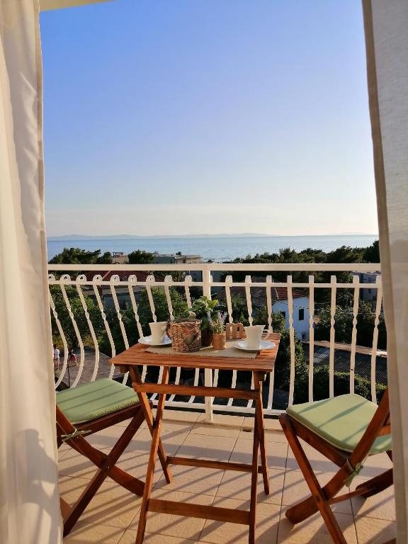 Balkón alebo terasa v ubytovaní Apartment near the sea-self check-in
