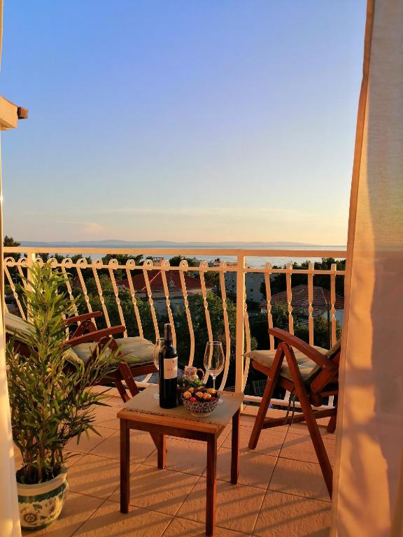 Balkón alebo terasa v ubytovaní Apartment near the sea-self check-in