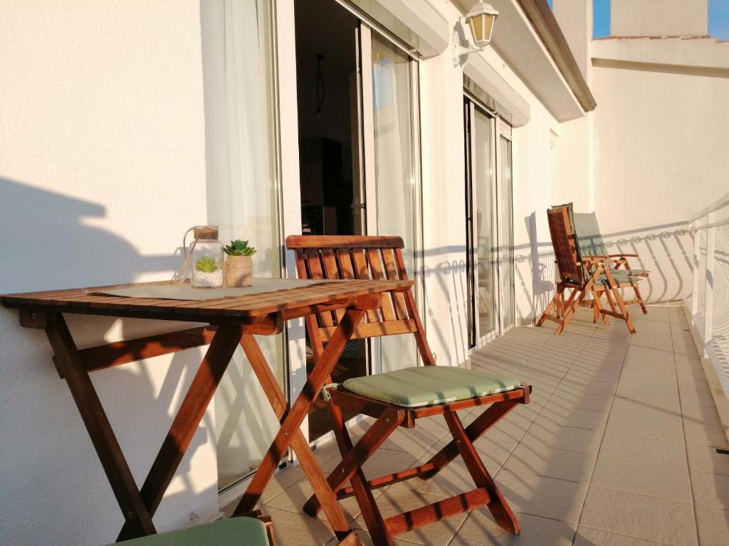 Balkón alebo terasa v ubytovaní Apartment near the sea-self check-in