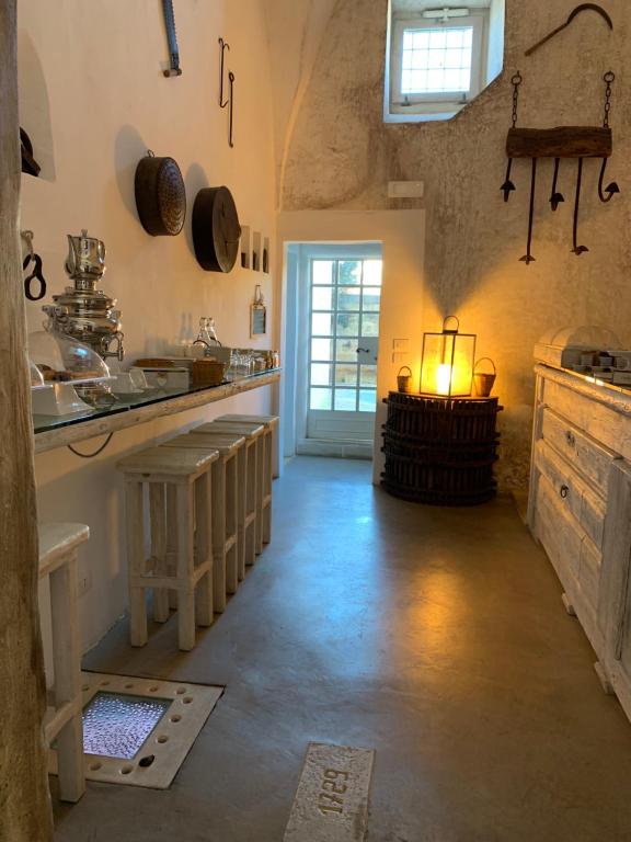 Kuchyň nebo kuchyňský kout v ubytování Palazzo Castriota