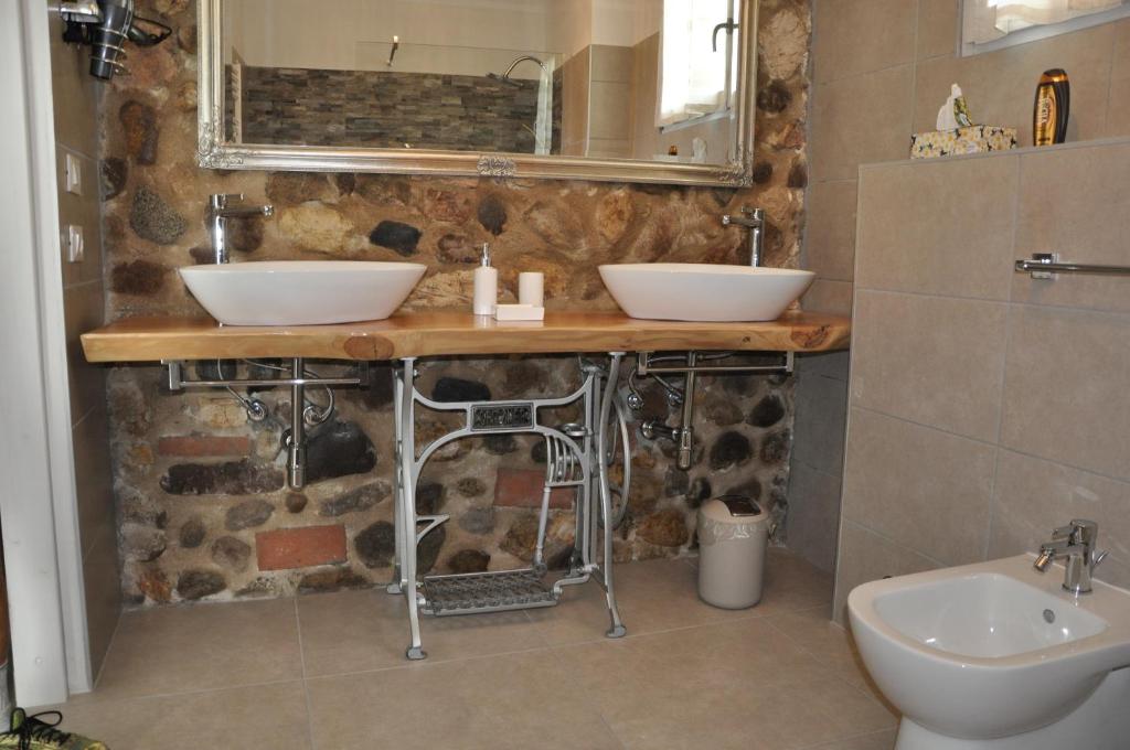 Kúpeľňa v ubytovaní Casale Luel