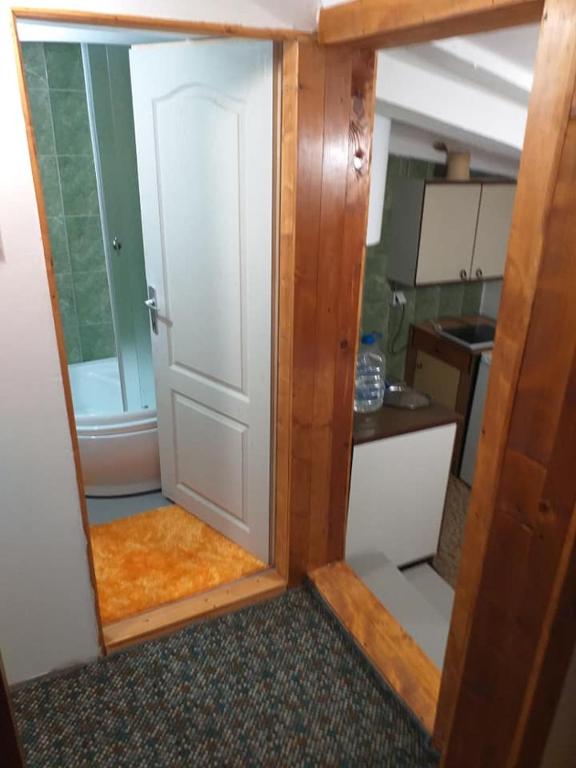 Dapur atau dapur kecil di Vila Medo