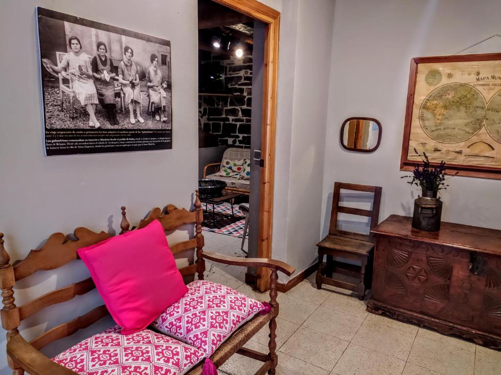 Posezení v ubytování Albergue Armaia Artepea