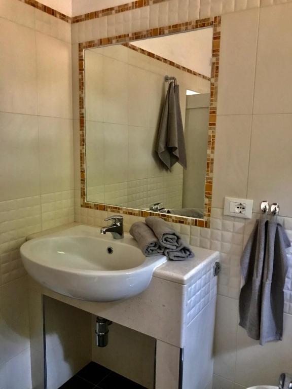 Koupelna v ubytování B&B TENUTA AGNUSDEI